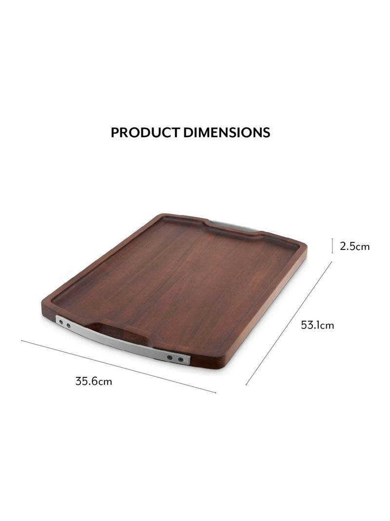 Sur La Table walnut rectangular serving tray (British brand)