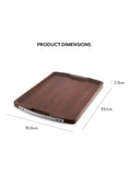 Sur La Table walnut rectangular serving tray (British brand)