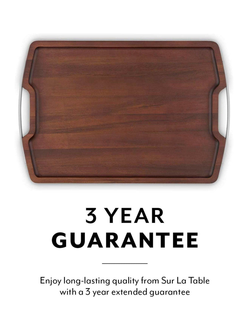 Sur La Table walnut rectangular serving tray (British brand)