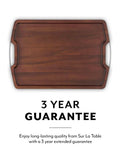 Sur La Table walnut rectangular serving tray (British brand)