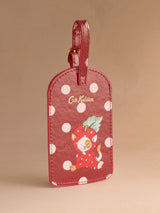 Next Cath Kidston Red Polka Dot Luggage Tag 12cm x 7.5cm- Buy online at McGrocer