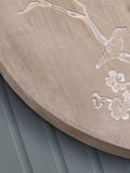 Voyage Maison Brown Paloma wooden clock (British brand)