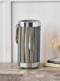 Pacific Grey small Austell wash wood lantern light - British product