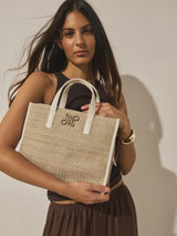 Next Natural Raffia Effect Shoulder Bag- Buy online at McGrocer