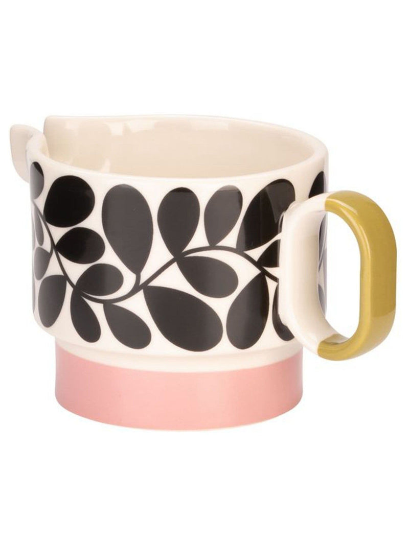 Orla Kiely Multi Sycamore Stripe stoneware milk jug (British brand)