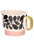 Orla Kiely Multi Sycamore Stripe stoneware milk jug (British brand)