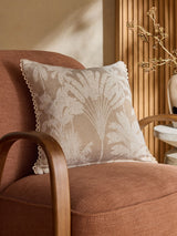 Next Cushion Jacquard Palm Tree Natural 50 x 50cm- Buy online at McGrocer