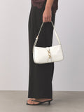 Bone croc structured shoulder bag, UK version