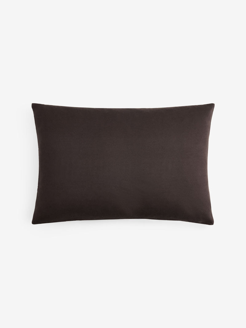 Brown cut velvet abstract zebra cushion 40x59cm, imported from the UK