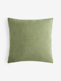Green velvet cushion with mirage pattern 50x50cm, UK version