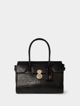Next Osprey London Black The Weybridge Leather Shoulder Bag- Buy online at McGrocer