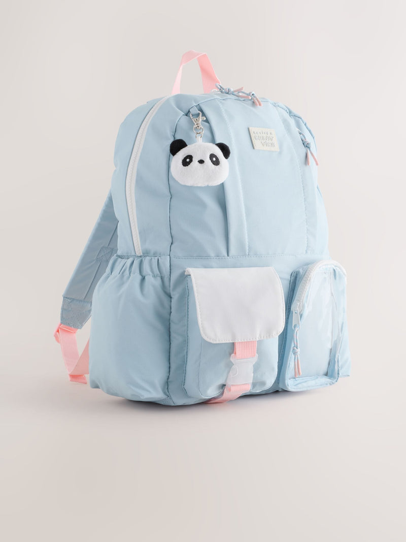 Blue Panda character backpack, UK version