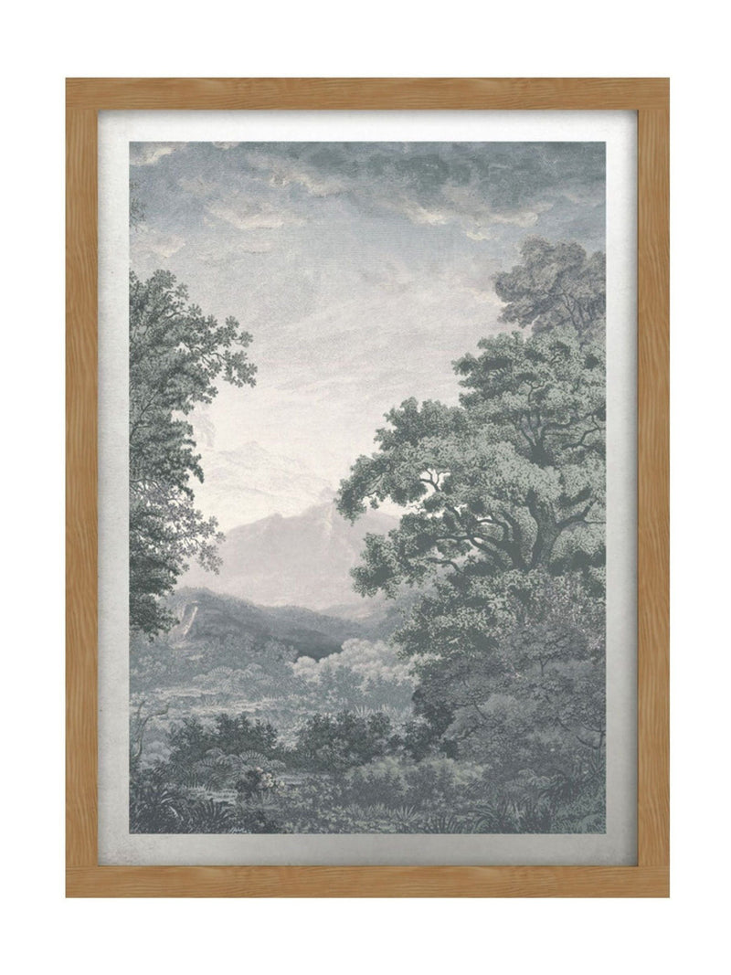 Graham & Brown sketch forest green wood frame (British brand)