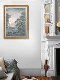 Graham & Brown sketch forest green wood frame (British brand)