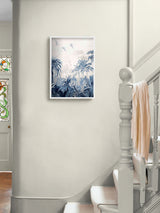 Next Graham & Brown Blue Paradise Jungle Small Framed Wall Art- Buy online at McGrocer