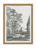 Graham & Brown Stately Manor Mono wood frame wall art - British product