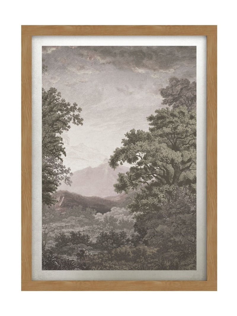 Graham & Brown Sketch Forest Taupe wood frame, imported from the UK