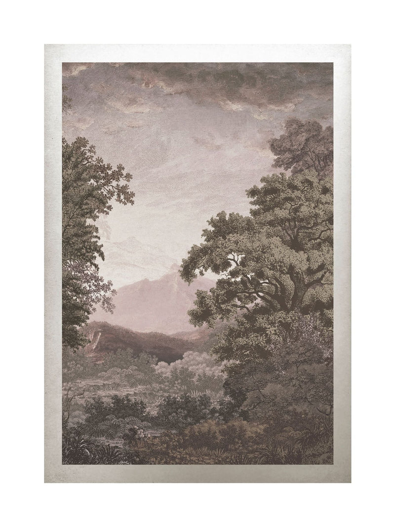 Graham & Brown Sketch Forest Taupe wood frame, imported from the UK