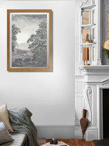 Next Graham & Brown Sketch Forest Sage Wood Framed Art Print- Buy online at McGrocer