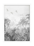 Graham & Brown Paradise Jungle Mono large framed print (British brand)