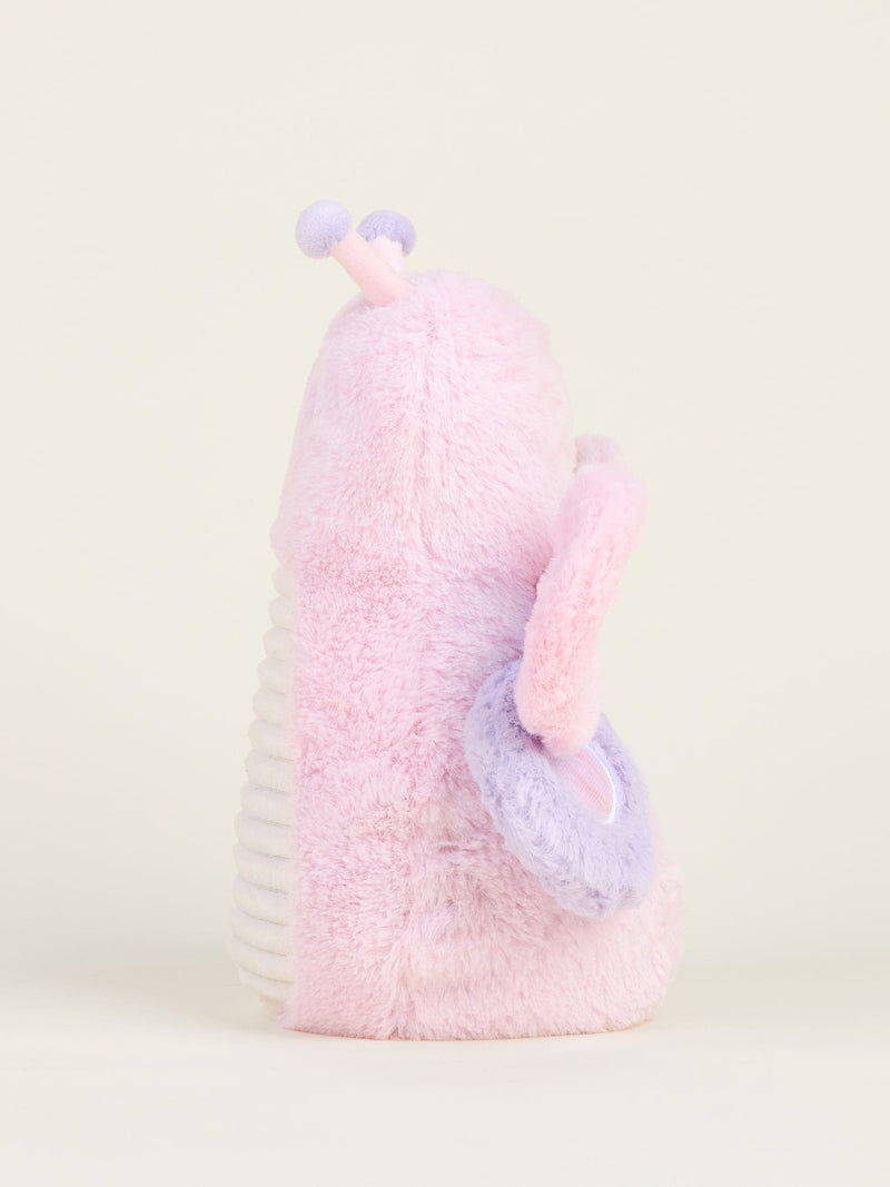 Warmies pink large butterfly heatable soft toy, imported from the UK