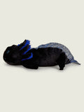 Warmies black axolotl heatable soft toy large, UK version