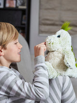 Next Warmies Green Large Marshmallow Dinosaur Heatable Scented Soft Toy- Buy online at McGrocer