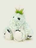 Warmies green large marshmallow dinosaur heatable soft toy, UK version