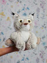 Next Warmies Beige Large Bobcat Fully Heatable Soft Toy- Buy online at McGrocer