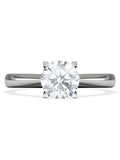 The Diamond Store White Grace round cut lab diamond engagement ring 1.00ct (British brand)
