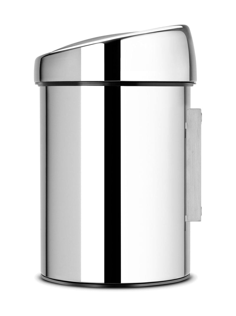 Brabantia brilliant steel touch bin 3L, UK version