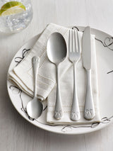 Next Silver Bow Stainless Steel Cutlery Set, 16 Piece- Buy online at McGrocer