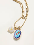 FatFace gold tone layered necklace (British brand)