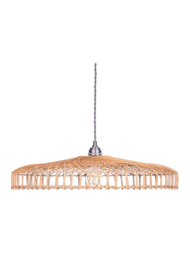 Dibor natural rattan ceiling shade 57cm - British product
