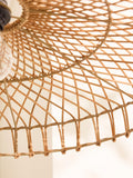 Dibor natural rattan ceiling shade 57cm - British product