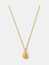 Accessorize Gold Tone Stainless Steel Molten Nugget Pendant Necklace