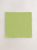 Bridesmaid satin colour swatch card in green, imported from the UK