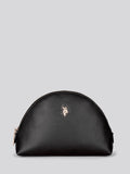 U.S. Polo Assn black round makeup bag - British product