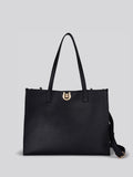 U.S. Polo Assn. black PU shopping bag, imported from the UK