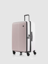 Next Nere Pink Venture Dual Open Large Suitcase- Buy online at McGrocer