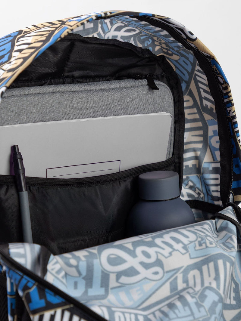 Vanilla Underground black Fortnite logo backpack, UK version