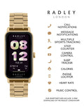 Radley Series 21 gold smartwatch lozenge - British product