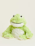 Warmies heatable plush toy green large frog, imported from the UK