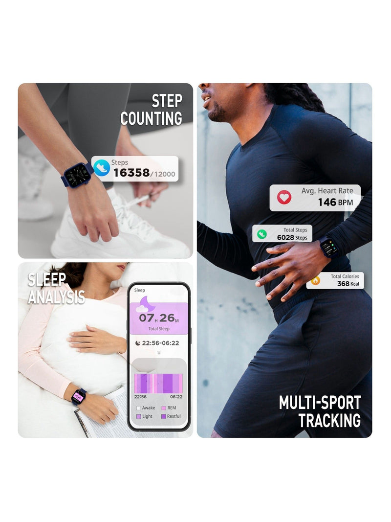 Reflex Active Blue Spectra AMOLED smart watch (British brand)