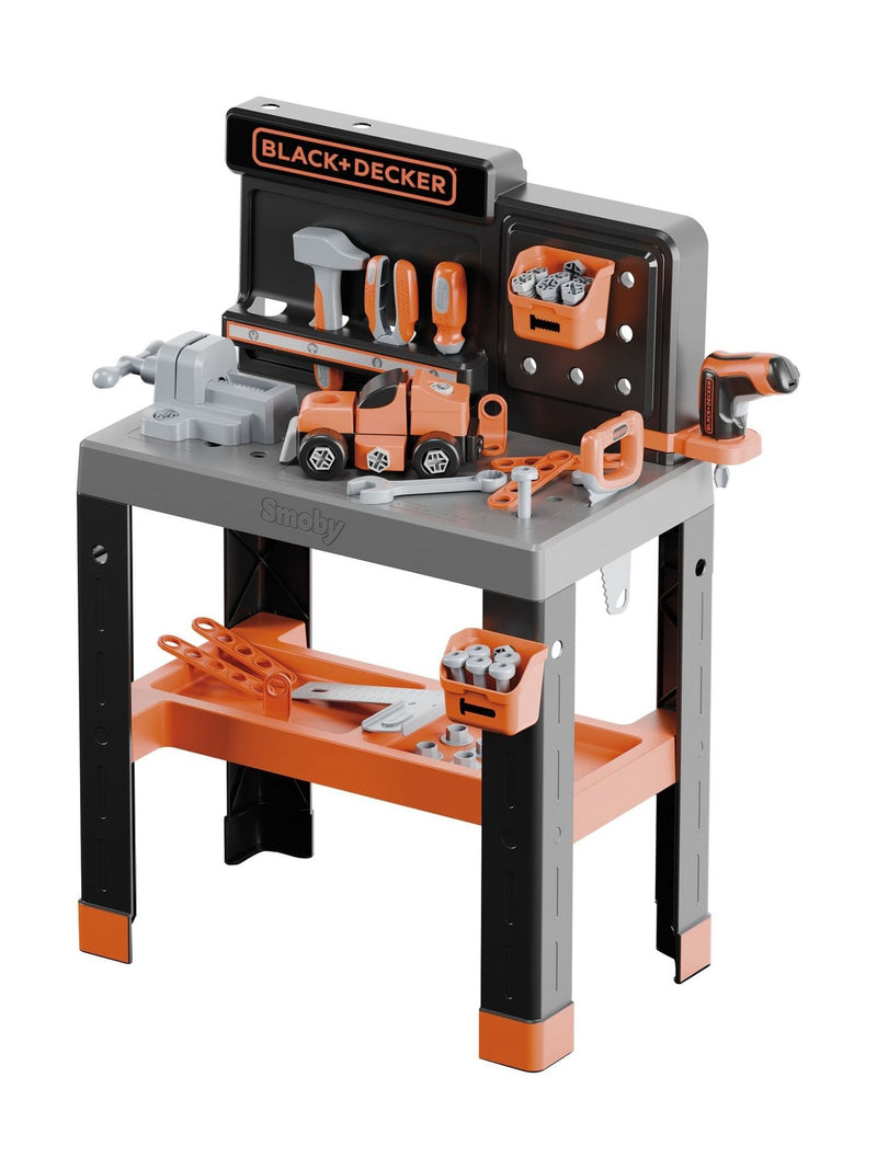 Smoby Bricolo Pro workbench toy with Black and Decker tools (British brand)