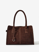 Next Mint Velvet Brown Rue Suede Tote Bag- Buy online at McGrocer