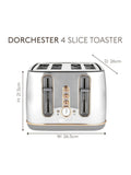 Haden Dorchester toaster rose gold 4-slice, UK version