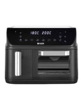 Haden 12L dual drawer air fryer black, imported from the UK