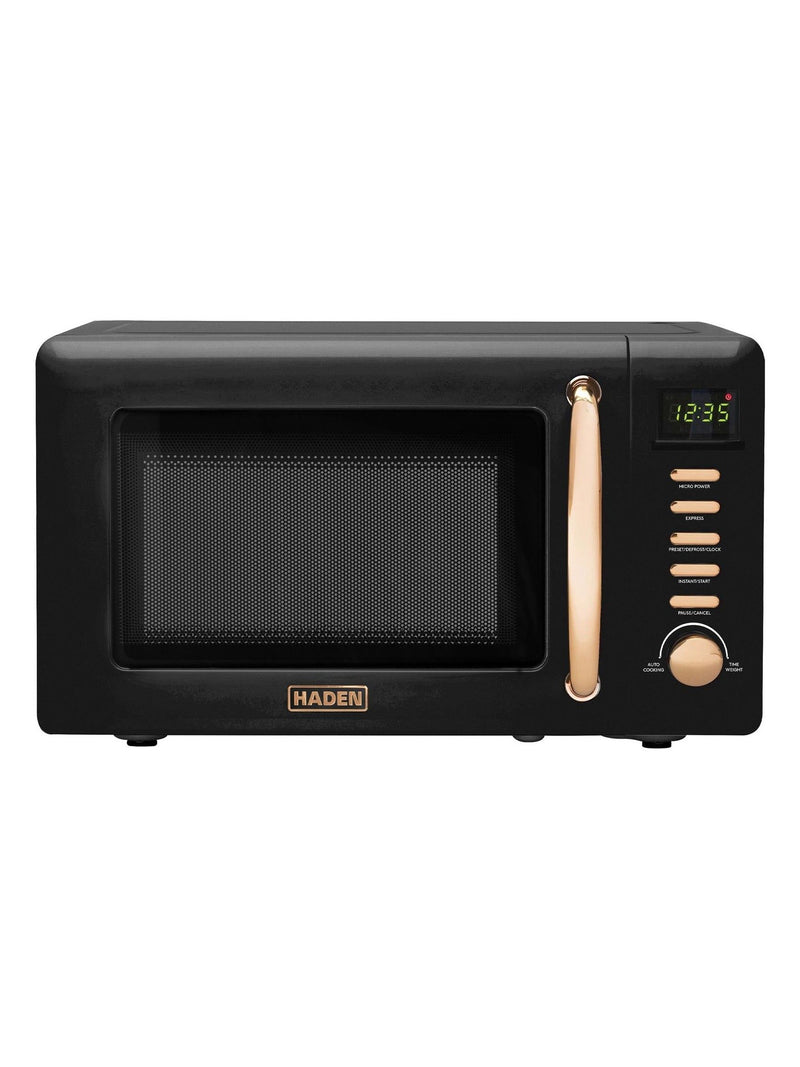 Haden Dorchester microwave 20L black copper (British brand)