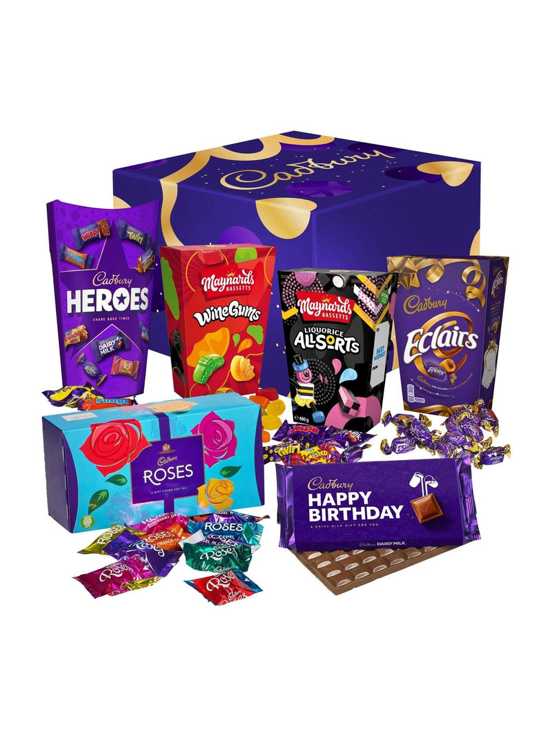 Cadbury Happy Birthday chocolate and sweets hamper large - British product